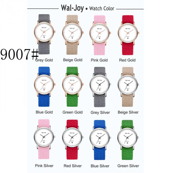 WJ-8454 Charm Fashion Charm خوب کیفیت مورد آلیاژ ساعت مورد آنالوگ ساعت زنانه ساعت چرم