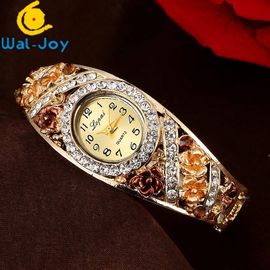 ساعت مچی دستبند گل مستقیم کلاسیک مستقیم کارخانه طراحی منحصر به فرد WJ-6534